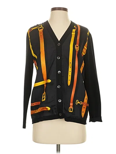 Pre-owned Gucci Wool Cardigan Sweater In Black