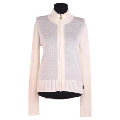 Pre-owned Gucci Wool Cardigan With Zipper In Sand