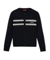 Gucci Wool And Cashmere Cardigan In Black