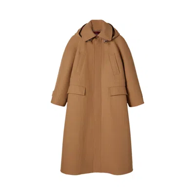 Pre-owned Gucci Wool Cashmere Coat 'beige/camel' | Tan | Women's Size 40