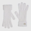 Gucci Handschuhe Aus Wolle Und Kaschmir Mit Doppel G In White