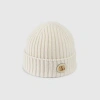 Gucci Wool Cashmere Hat With Double G In White