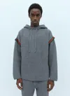 GUCCI WOOL CASHMERE HOODED SWEATER