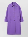 Gucci Women Compact Cashmere Wool Coat In Purple