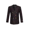 Gucci Wool Checked Blazer Men