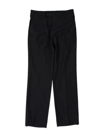 Pre-owned Gucci Wool Chinos In Blue