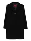 Gucci Wool Single-breasted Coat In Black