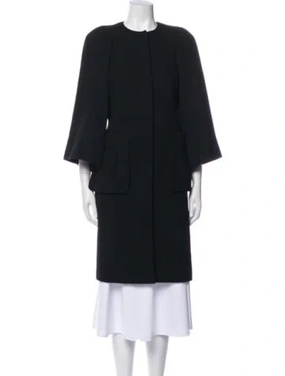 Pre-owned Gucci Wool Coat In Black