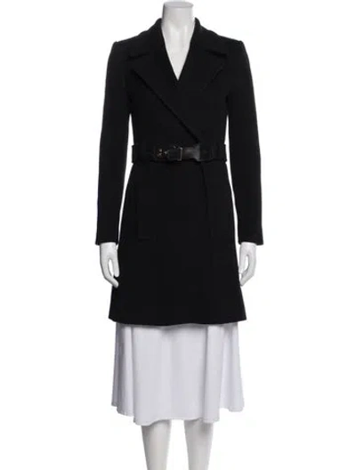 Pre-owned Gucci Wool Coat In Black