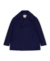 Gucci Wool Coat In Black