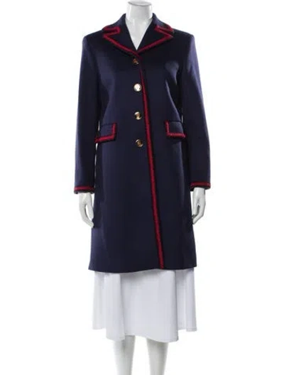 Pre-owned Gucci Wool Coat In Multi