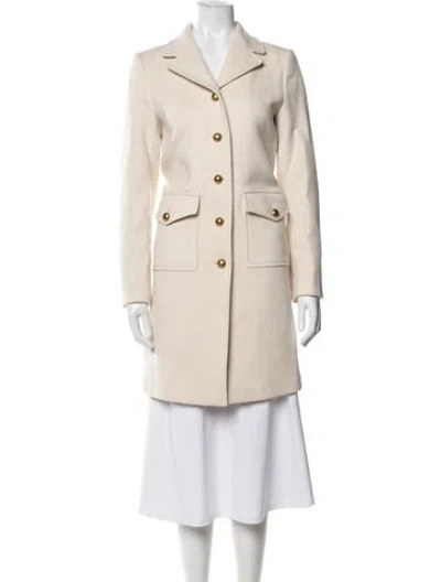 Pre-owned Gucci Wool Coat In Neutrals