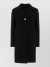 Gucci Wool Single-breasted Coat In Black