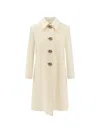 Gucci Wool Coat In Transparent