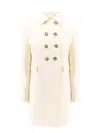 Gucci Wool Coat With Interlocking Gg Buttons