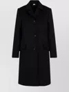 Gucci Black Wool Blend Coat