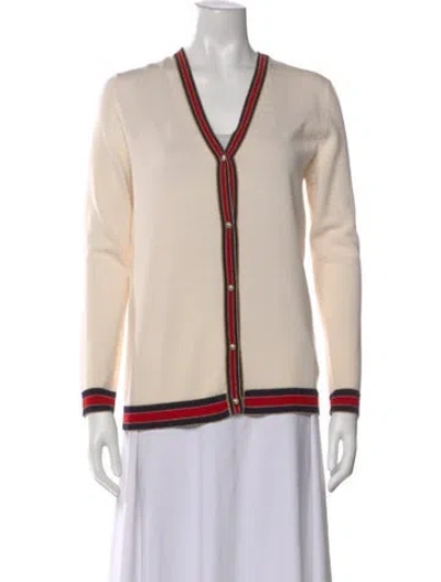 Pre-owned Gucci Wool Colorblock Pattern Sweater