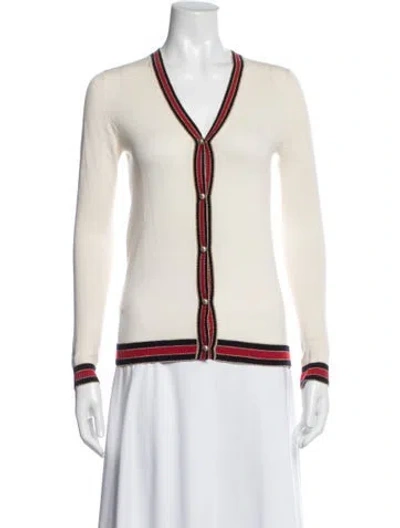 Pre-owned Gucci Wool Colorblock Pattern Sweater In Neutrals