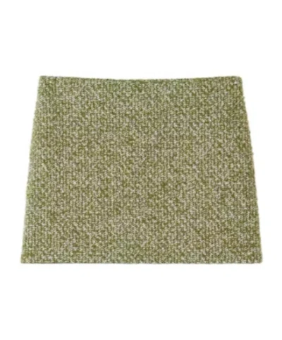 GUCCI WOOL COTTON BOUCLÉ MINI SKIRT
