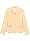 Gucci Crepe Wool Blazer In Gelb