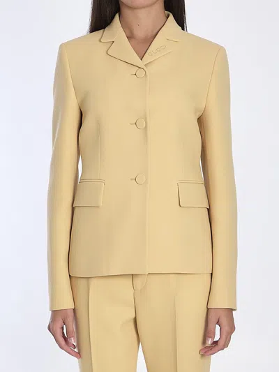 Gucci Wool Crêpe Jacket
