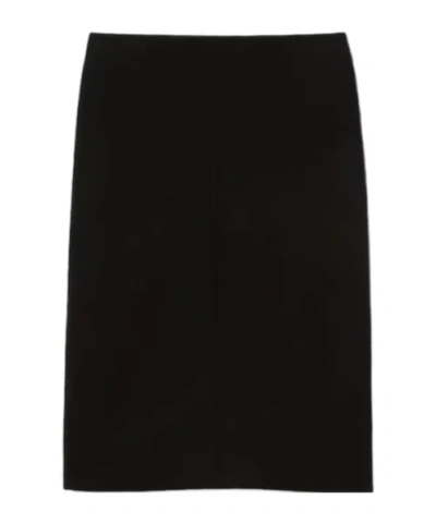 GUCCI GUCCI CRÊPE SLIT DETAILED SKIRT