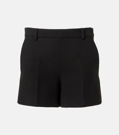 Gucci Wool And Silk Gabardine Shorts In Black