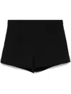 Gucci Wool Crepe Shorts In Black