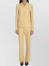 Gucci Wool Crêpe Jacket In Yellow