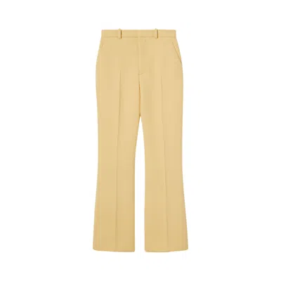 Pre-owned Gucci Wool Crepe Trousers 'cream' | Women's Size 42