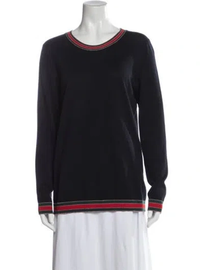 Pre-owned Gucci Wool Crew Neck Sweater