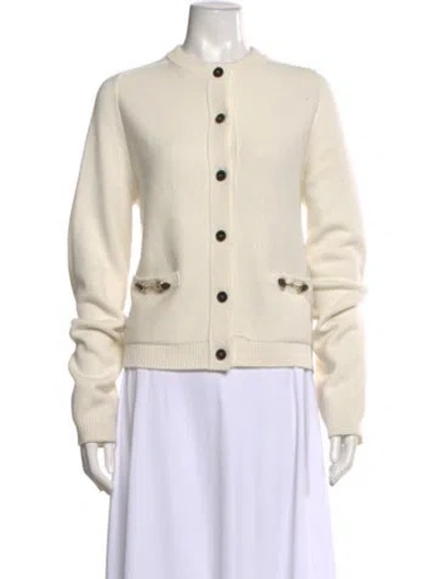 Pre-owned Gucci Wool Crew Neck Sweater In Neutral