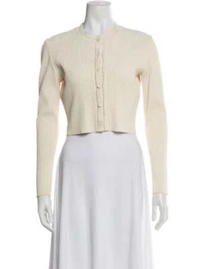 Pre-owned Gucci Wool Crew Neck Sweater In Neutral