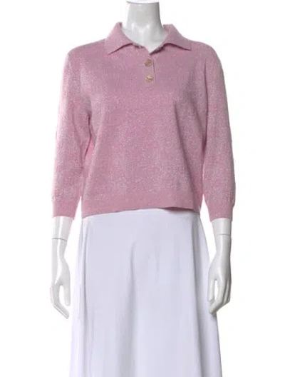 Pre-owned Gucci Wool Crew Neck Sweater In Pink