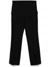 Gucci Wool Gabardine Trousers In Black