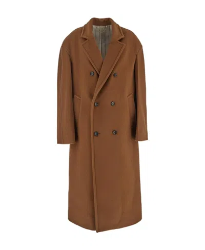 GUCCI GUCCI DOUBLE-BREASTED LONG-SLEEVED COAT
