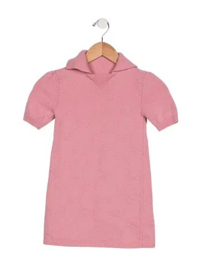 Pre-owned Gucci Kids' Wool Dress In Pink
