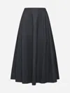 Gucci Women Wool Skirt In Medium Grey