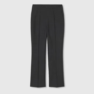 Gucci Wool Gabardine Pant In Grey
