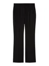 Gucci Wool Gabardine Trousers In Grey