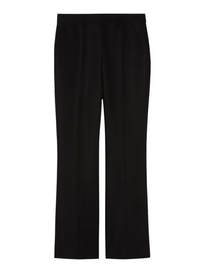 Gucci Wool Gabardine Trousers In Grey