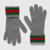 Gucci Wool Gloves In Grey