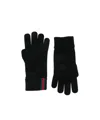 Gucci Wool Gloves With Web In Black