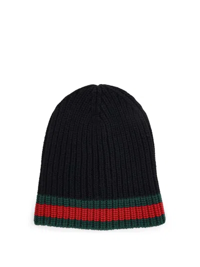 Gucci Wool Hat In Black