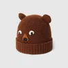 Gucci Wool Hat With Embroidery In Brown