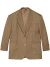 Gucci Heavy Wool Jacket W/horsebit