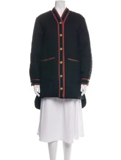 Pre-owned Gucci Wool Jacket In Black
