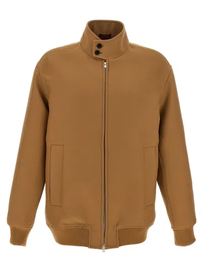 Gucci Wool Jacket Casual Jackets And Parka Brown