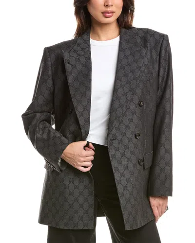 Gucci Wool Jacket In Black