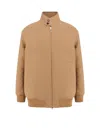Gucci Wool Jacket With Gg Lining In Brown